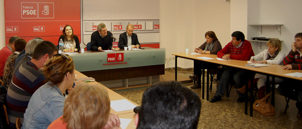 La Ejecutiva del PSOE de Palencia anuncia medidas contra los recortes sociales del Partido Popular