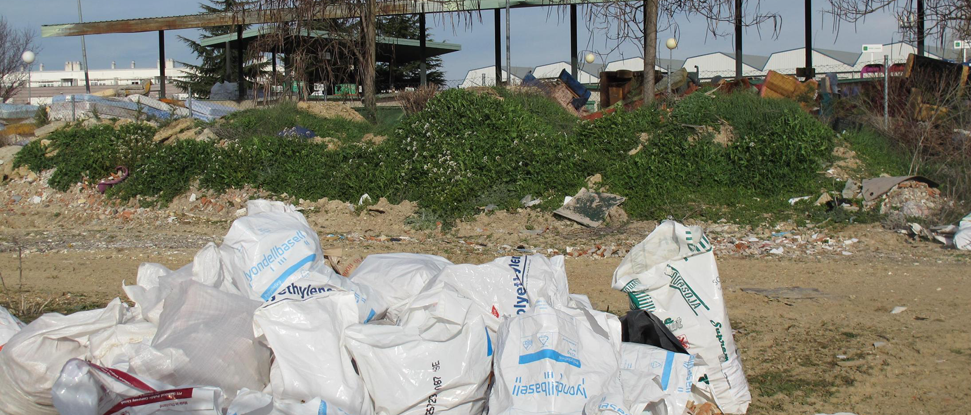 El PSOE denuncia la p&eacute;sima imagen que ofrece la entrada a Palencia por el estado del Punto Limpio