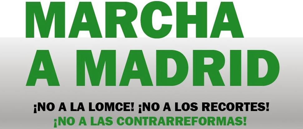 El PSOE de Palencia muestra su apoyo a la marcha hacia Madrid en contra de la LOMCE