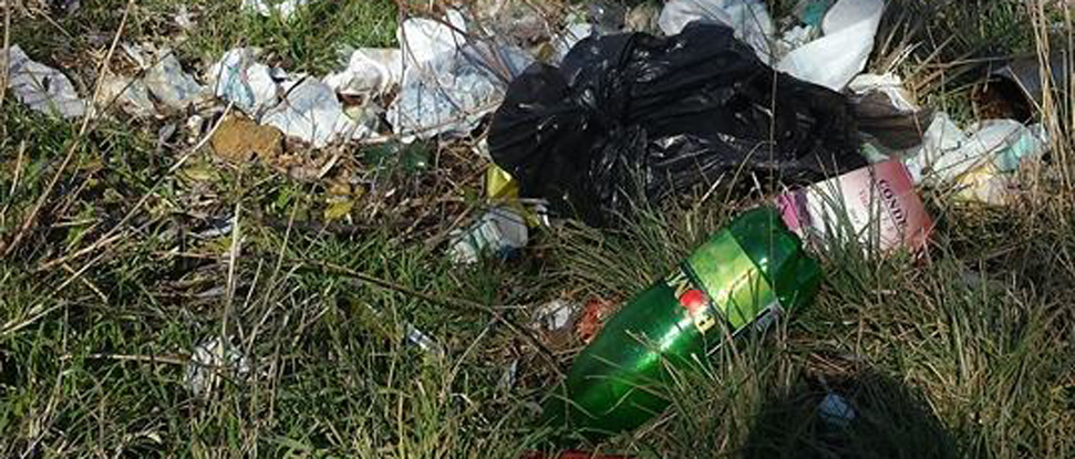 El PSOE denuncia la acumulaci&oacute;n de suciedad en una de las cunetas de la Avenida de Los Derechos Humanos