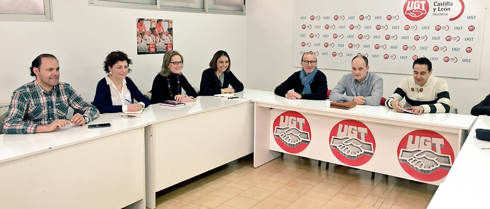 Miriam Andr&eacute;s reitera ante la UGT su apuesta por los servicios sociales y el empleo