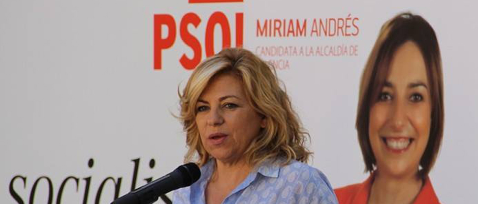 Valenciano asegura Miriam Andr&eacute;s representa el sentido y la sensibilidad que busca el PSOE