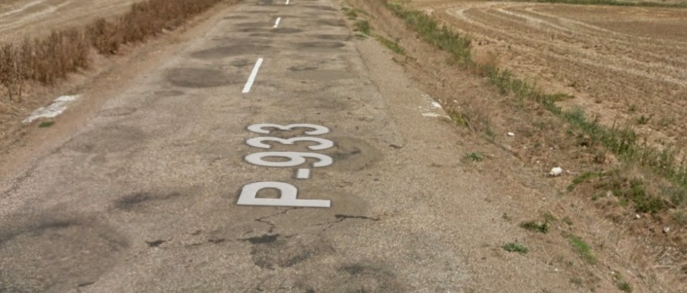 El PSOE pide el arreglo de la carretera P-933 de Frechilla a la P-953 para garantizar la seguridad de los usuarios