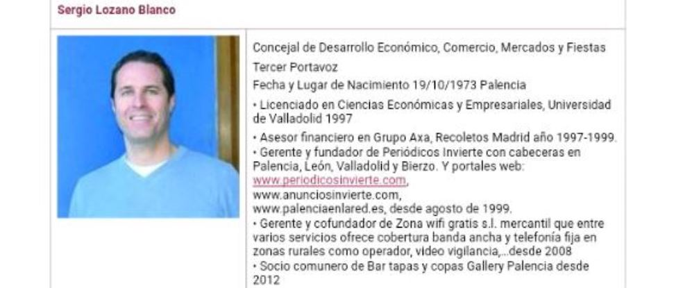 El PSOE denuncia la promoci&oacute;n personal del concejal de Fiestas en la p&aacute;gina web del Ayuntamiento