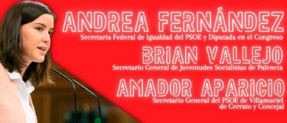 Andrea Fernández participa en Villamuriel en un coloquio para jóvenes organizado por Juventudes Socialistas Andrea Fernández participa en Villamuriel en un coloquio para jóvenes organizado por Juventudes Socialistas